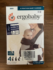 Ergobaby EBCS360PONYX Omni 360 Cool Air Mesh Baby Carrier - Onyx Black