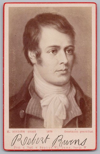 Cdv robert burns carte - robert,