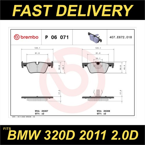 Brembo brake pads set fits - brake,