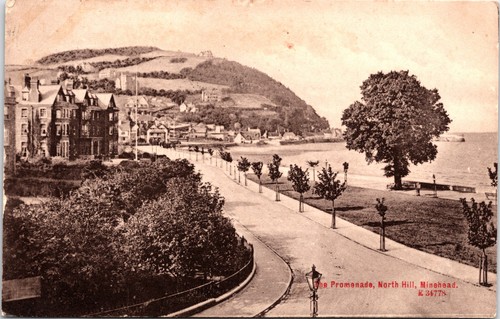Minehead north hill - hill, view