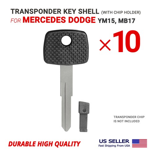 10x transponder key shell case - 10x,