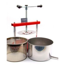 Stainless steel cheese press - steel,