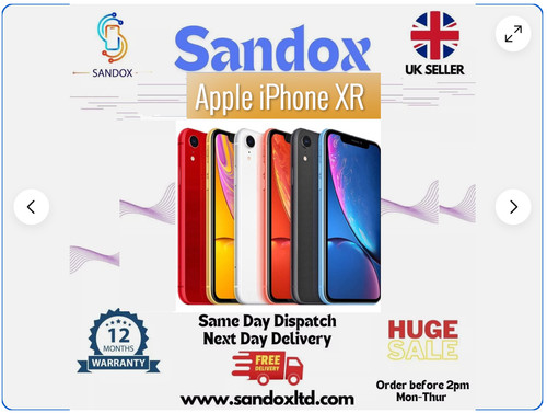 Apple iphone 64gb black - xr,