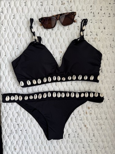 Seafolly shell black tri - shell,