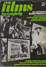 FILMS FORTNIGHTLY POSTER ELVIS PRESLEY ,1970