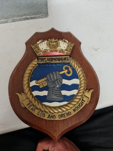 Hms dreadnought ships plaque - ships,