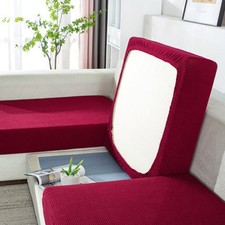 1/2/3/4 Seater Sofa Seat Cushion Covers Stretch Couch Settee Protector Slipcover