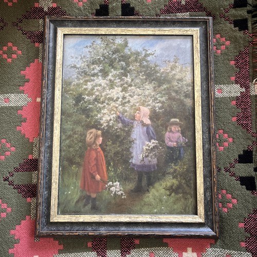 Victorian oil painting - oil,