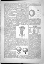 Old Print Bunsen Burner Lovett
