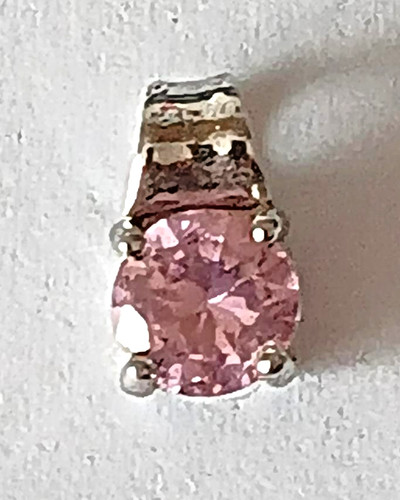 Brilliant cut pink diamonique - brilliant,