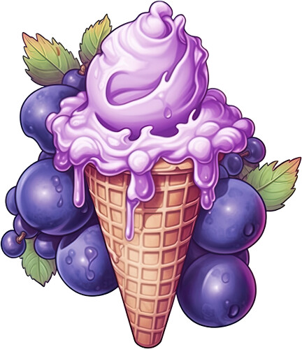 Purple icecream colourful - purple,