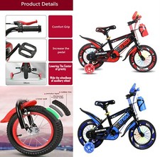 Kids Bike Bicycle Children 12/14/16 inch Boys Girl Cycling Removable Stabilisers