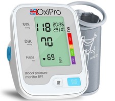OxiPro BP1 - NHS Supplied Blood Pressure Monitor / BP Machine - CE Certified