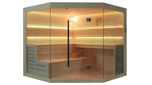 Square outdoor cabin sauna - square,