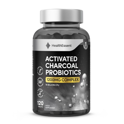 Activated charcoal with - charcoal,