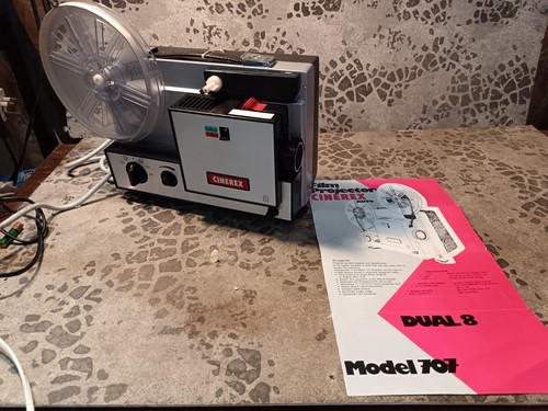 Cinerex 8mm projector 707 - projector,