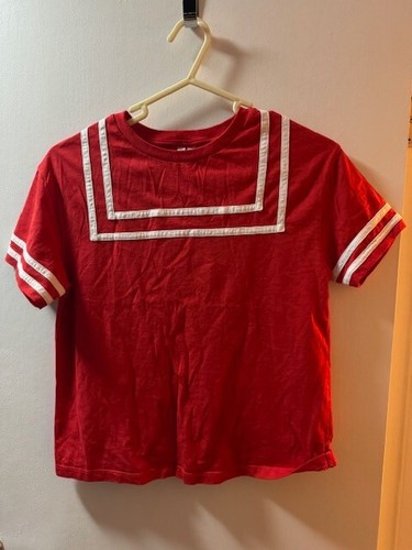 Arket knit red tshirt - arket,