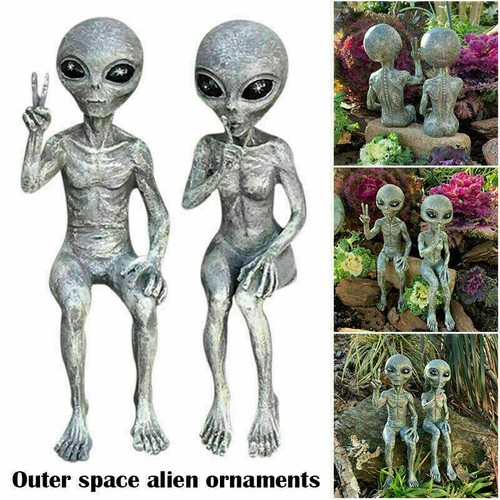 Outer space alien garden - alien,