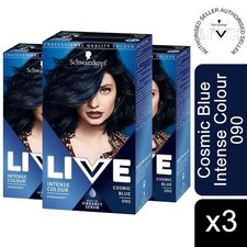3x LIVE Cosmic Blue Permanent