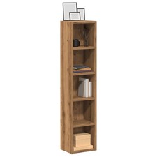 WALPLUS CD Cabinets 2 pcs Artisan Oak 21x16x93.5 cm Engineered Wood