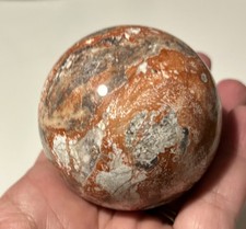 Money Agate Crystal Sphere 6.4cm 367g Reiki,spiritual,meditation,rocks,gifts