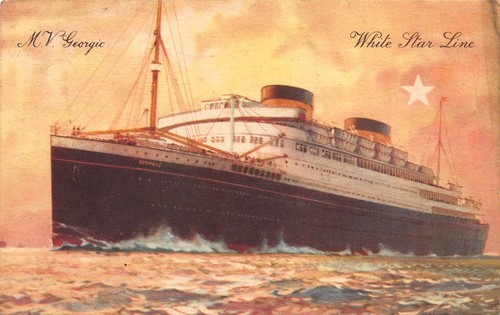 Postcard georgic white - postcard,