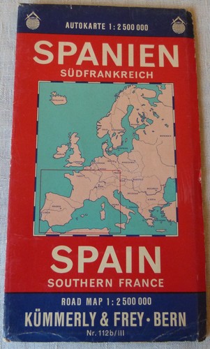 Vintage folded road map - vintage,