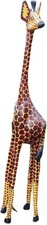 Hand made wooden giraffe from Kenya