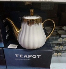 Fine Porcelain White Gold Trim