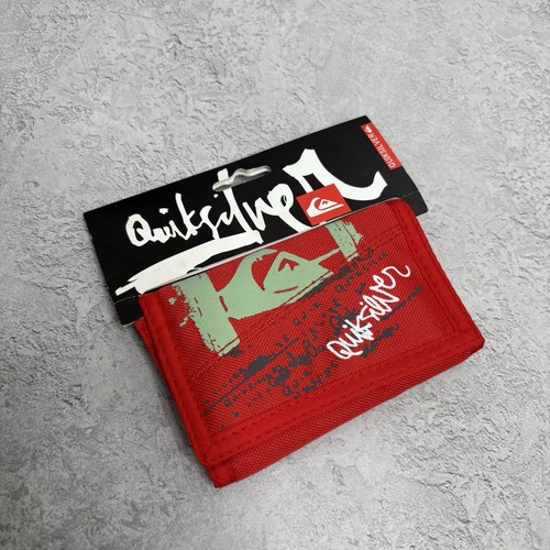 Quiksilver red trifold wallet - red,
