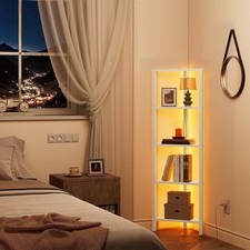 Corner Shelf with LED Light