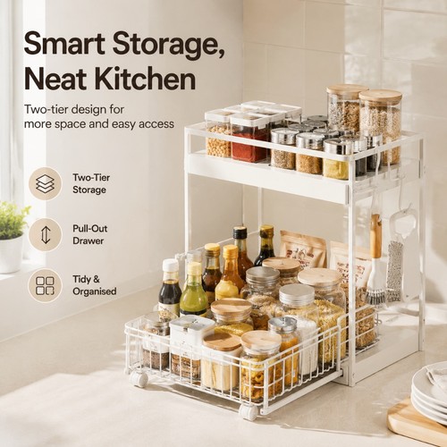 Under sink organiser tier - under, 2