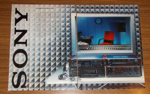 Rare advertising vintage sony - advertising,
