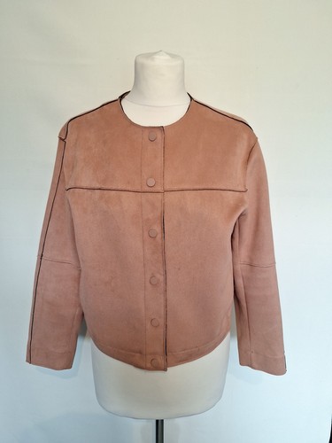 Zara jacket nude pink - zara, long