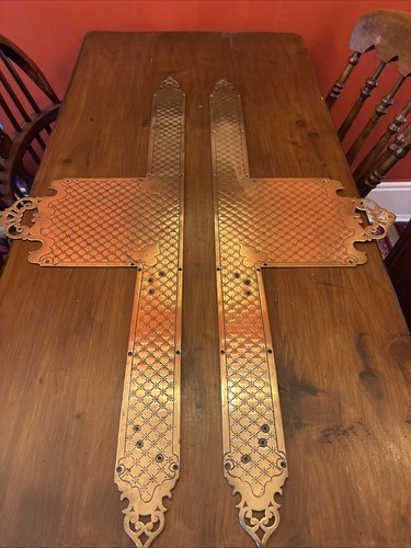 Huge pair antique brass - pair,