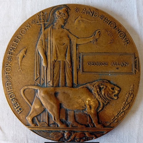 Wwi death penny george - death,