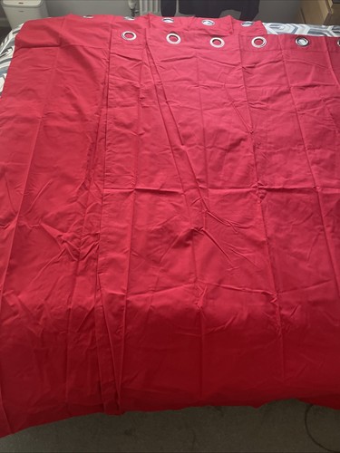 Argos home eyelet red - home,
