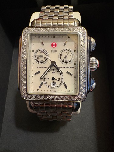 Michele deco diamond bezel - michele,