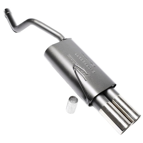 Sport exhaust 2x76mm fiat - sport,