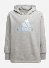 ADIDAS Dance Teen Girls Hooded Sweatshirt Hoodie Grey Age UK 13-14 Years NEW