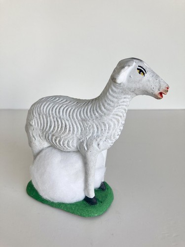 Vintage pottery sheep - pottery,