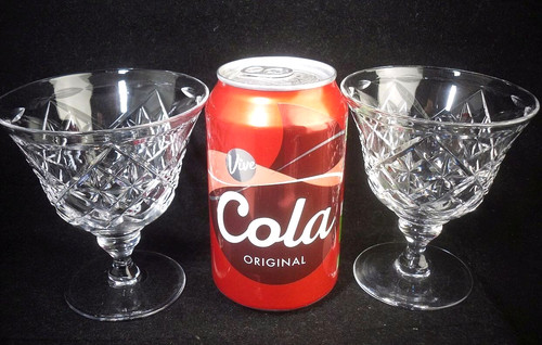 Pair vintage tudor - vintage, crystal