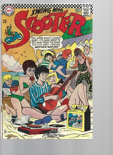 Comic swing with scooter - dc,