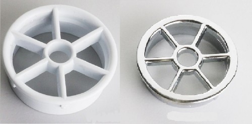 Chrome white removable shower - chrome/white,
