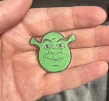Shrek Acrylic Pin Badge Brooch Gift Shrek Head Badge New