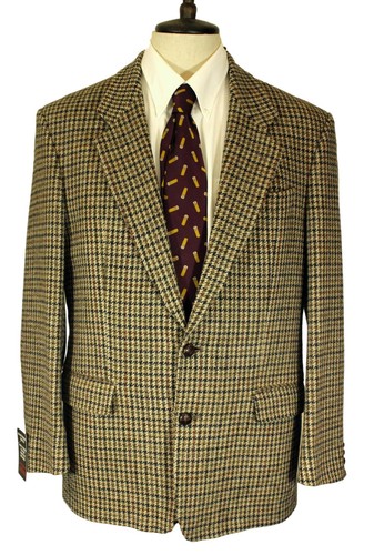 Vintage brown check - m&s,