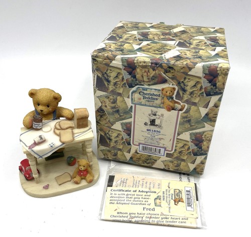 Cherished teddies bear - teddies, "fred"