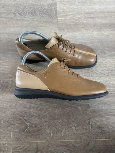 Ecco leather lace shoes - ecco, uk