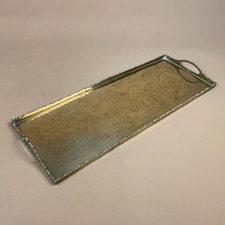 Chinese Gold Brass Tray