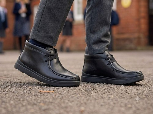 Clarks boys school shoes black - boys,